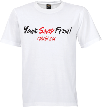 Redeemed-White-T-Shirt-Mens-Front